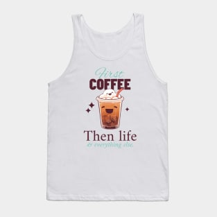 Iced Coffee Lover Tank Top